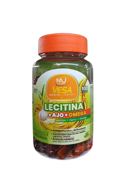 Lecitina + Ajo + Omega